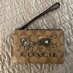 Coach Halloween wristlet